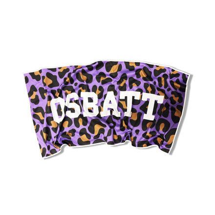 Purple Leopard Towel
